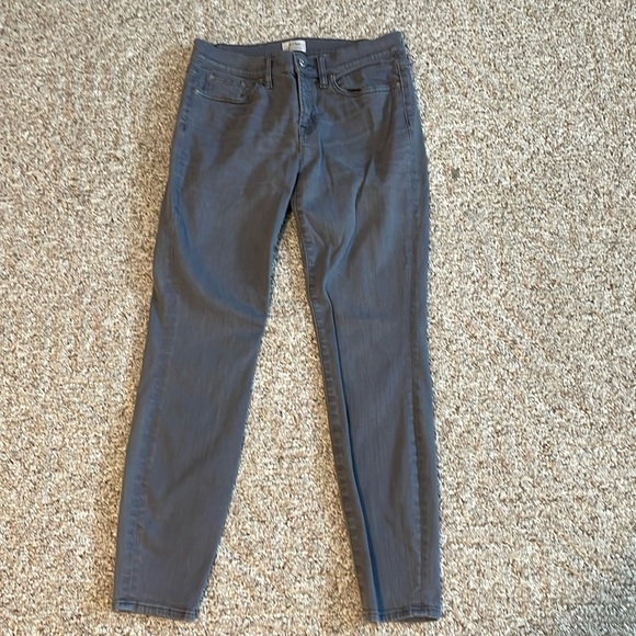 J. Crew Denim - J Crew Gray Toothpick Jeans